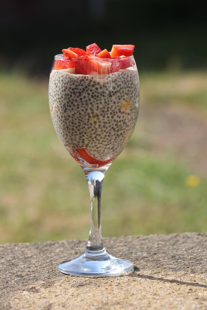 Chia Seed Pudding with Fresh Berries